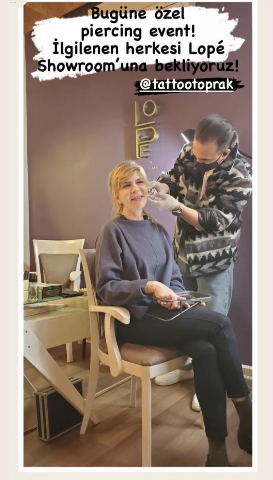 Piercing uygulaması
